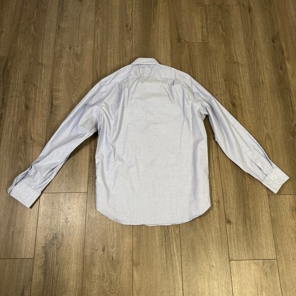 J.Crew Classic Fit Button Up Shirt Mens M Blue Long Sleeve Stretch Cotton Blend - Picture 6 of 6